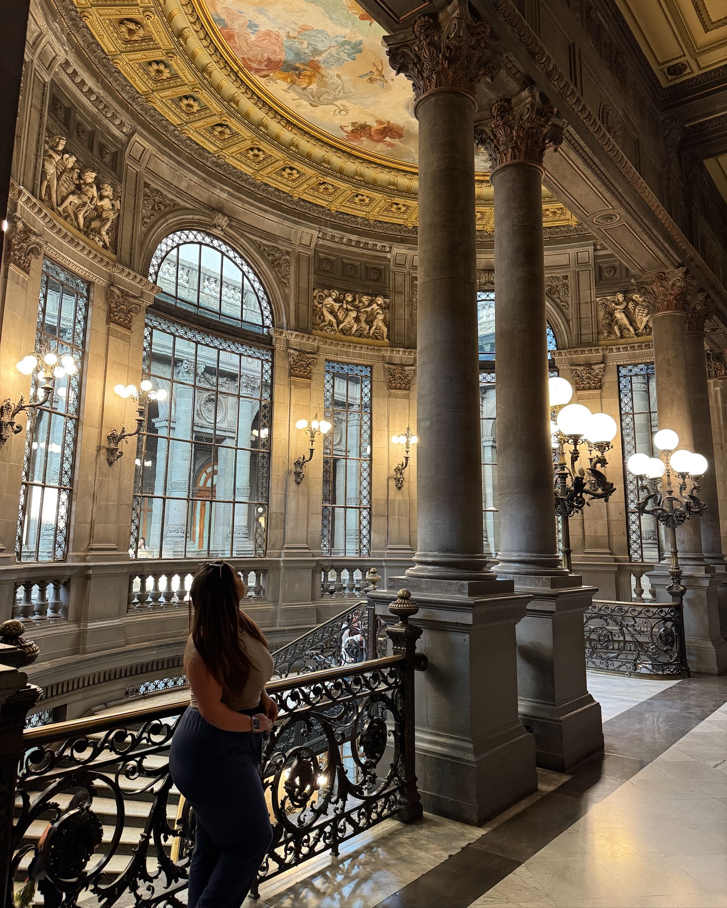 Museo Nacional de Arte interior photographed for a Mexico City travel diary
