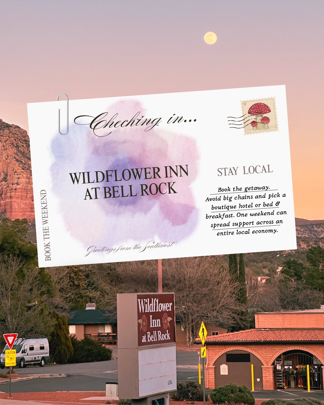 Wildflower Inn at Bell Rock social story preview